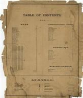 Table of Contents, Lincoln County 1878